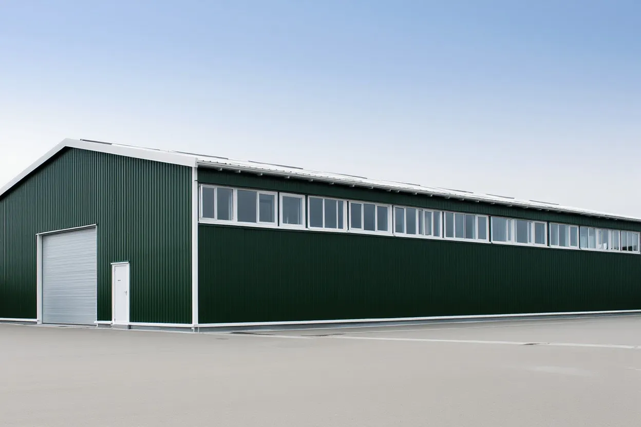 Строительство завода по производству пеллет 18х36х5.5 м